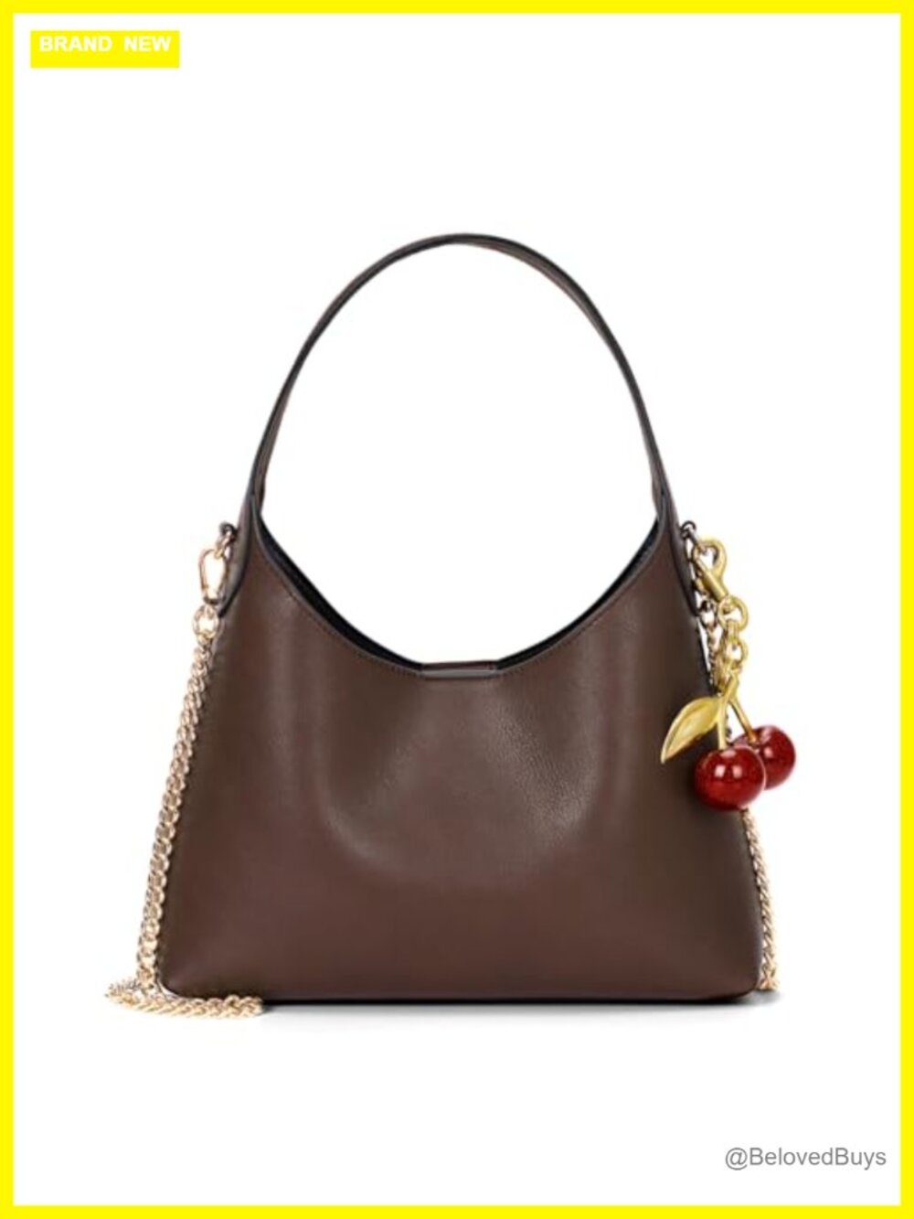 Small Vegan Leather Hobo Shoulder Bag